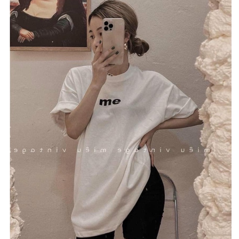 Áo thun tay lỡ Unisex , áo thun nam nữ Bingshop form rộng túi zip
