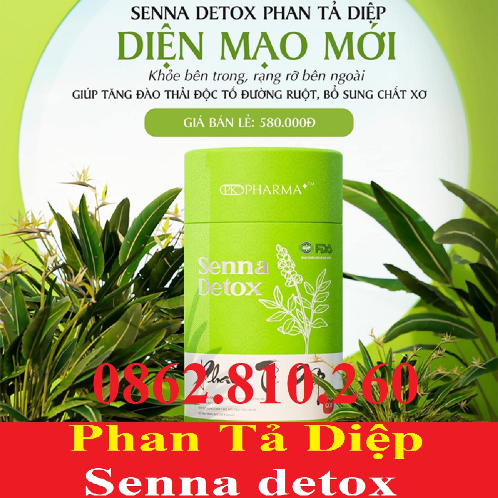 Phan Tả Diệp senna detox Thải độc ruột Dr Lacir mẫu mới 2023