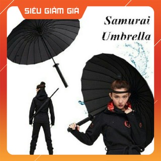 Ô dù che mưa Katana cán giả kiếm Nhật - 16 nan - 24 nan - Đồ câu Ngọc Hải