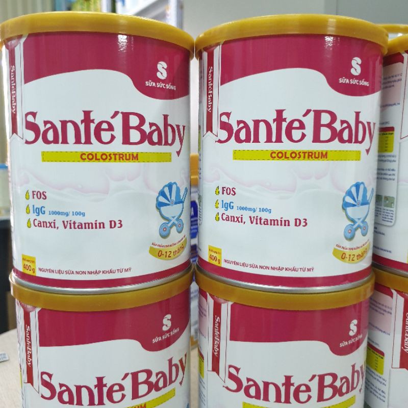 Sữa Non SanteBaby 400g / 800g cho bé 0-12 tháng Date mới