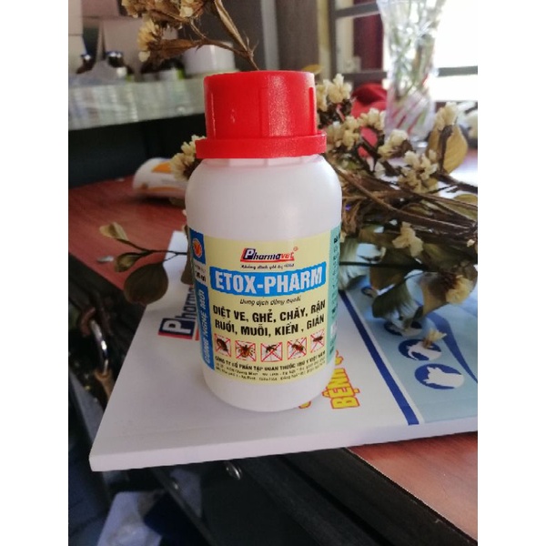 Thuốc diệt muỗi ruồi gián kiến Etox Pharm 100ml an toàn hiệu quả cao