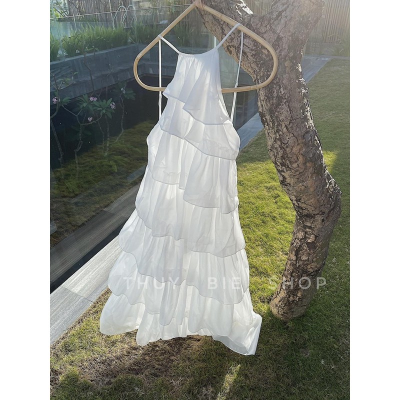 THUYBIESHOP |  váy yếm tầng - lana maxi