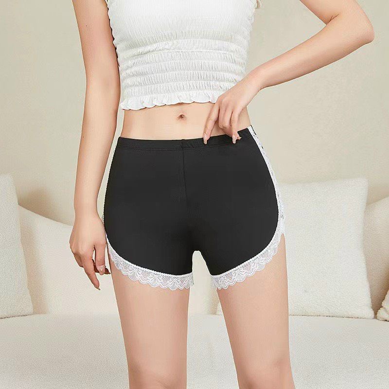 Quần đùi Mặc Váy,Quần Mặc Nhà Phối Viền Ren Mềm Mại 025