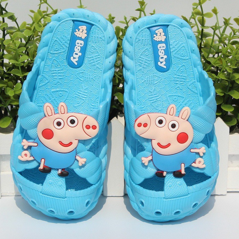 Dép nhiều màu hình heo Peppa xinh xắn cho bé từ 2-7 tuổi