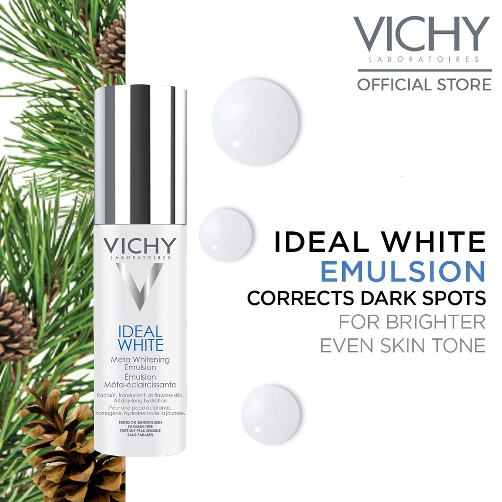 Vichy - Kem dưỡng trắng da giảm thâm nám dạng nhũ tương Vichy Ideal White Meta Whitening Emulsion 50ml