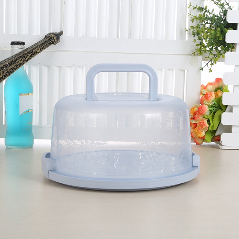 Hộp Tròn Cầm Tay 8inch 26x22 X 12.5cm Đựng Bánh Tiện Lợi