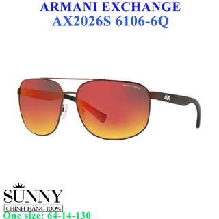 Kính Mát Unisex Armani Exchange AX2026S