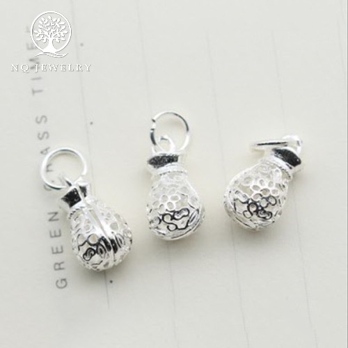 Charm bạc hình túi tiền treo - NQ Jewelry