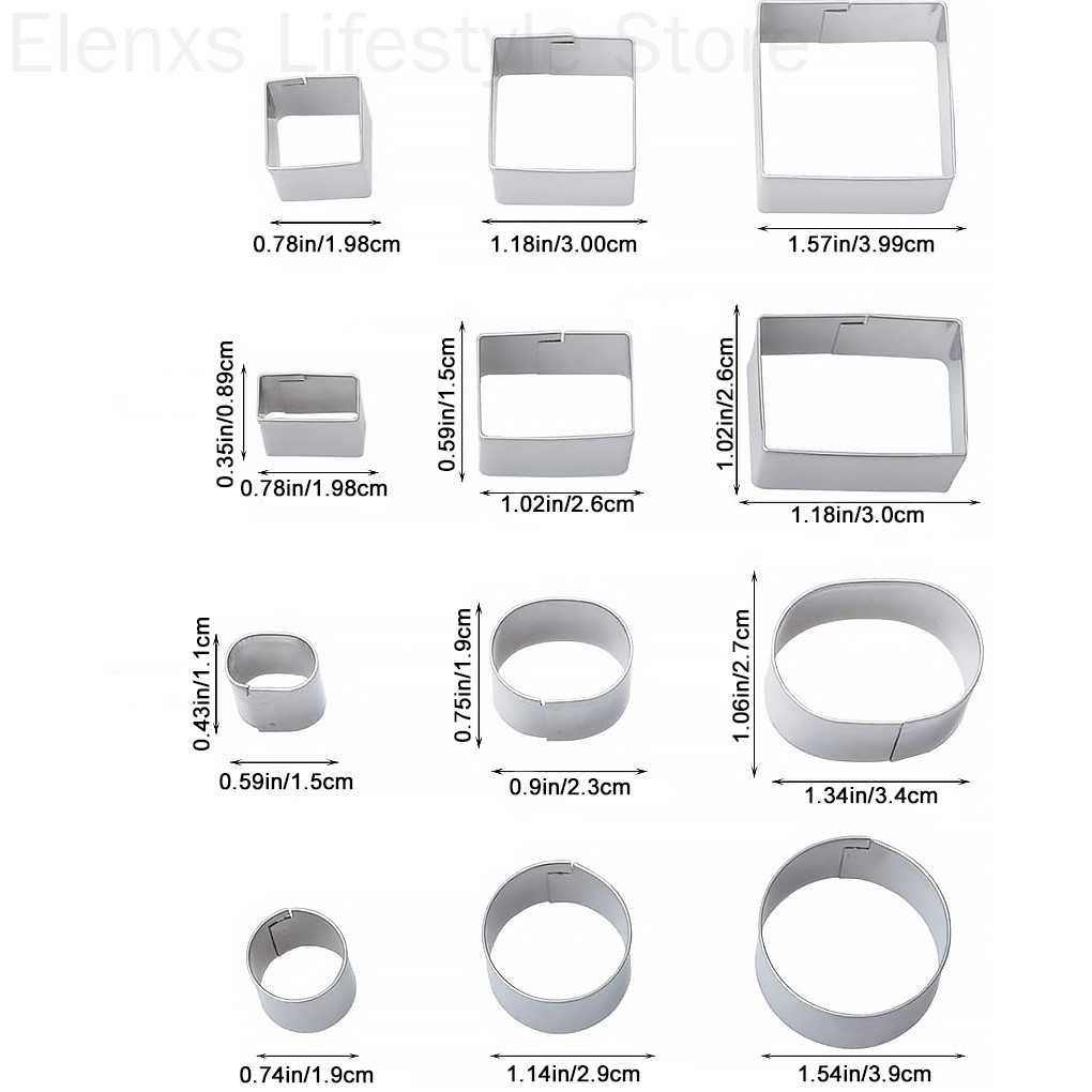 Bộ 24 Khuôn Cắt Bánh Quy Bằng Thép Không Gỉ