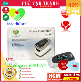Máy Đo Nồng Độ Bão Hòa Oxy Trong Máy (SPO2) Và Nhịp Tim iMediCare iOM-A8