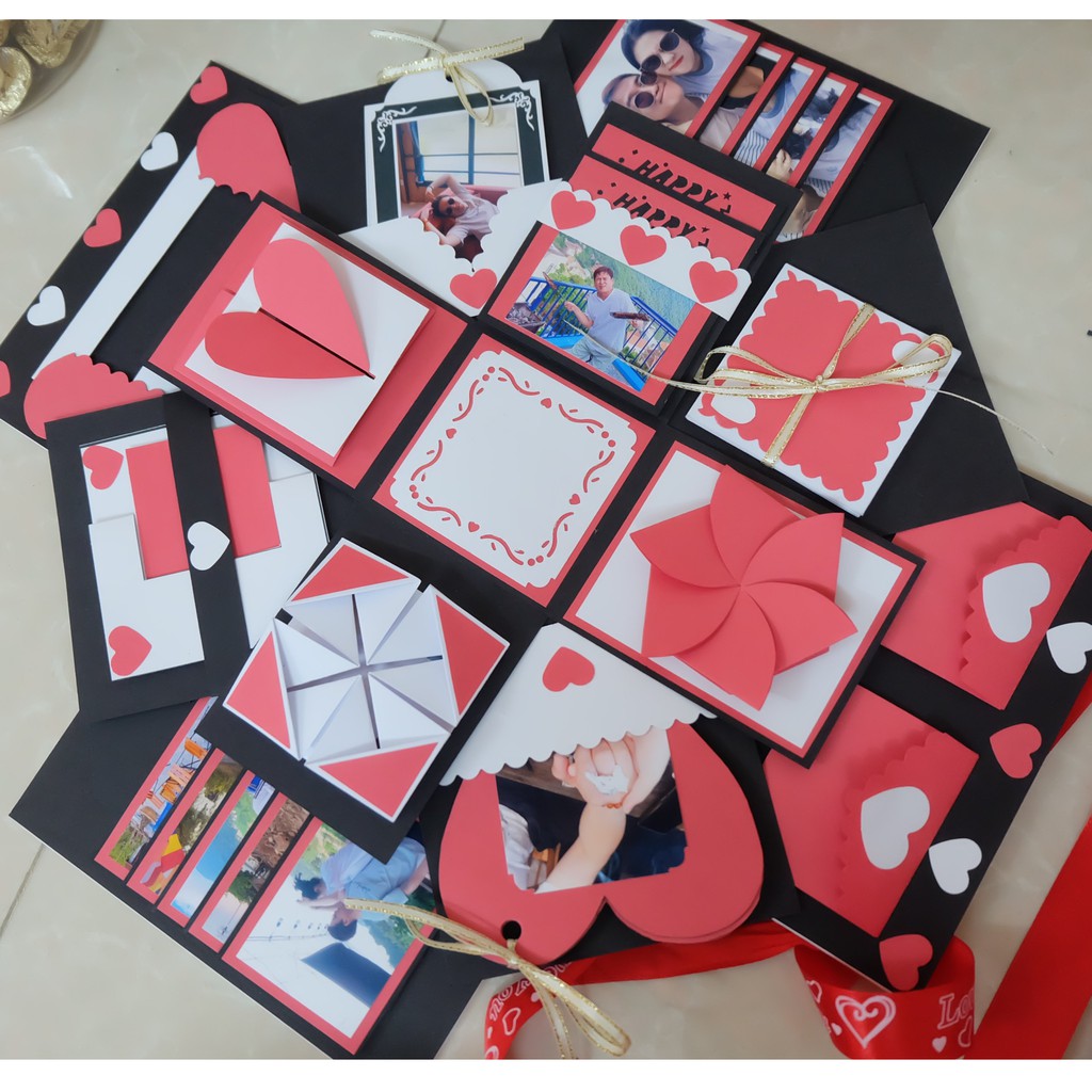 [ FREE SHIP] Hộp quà love box rẻ, đẹp MS34