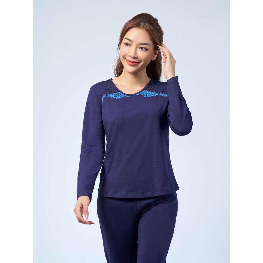 Bộ mặc nhà áo dài tay quần dài Winny 22501 Giá 629.000đ