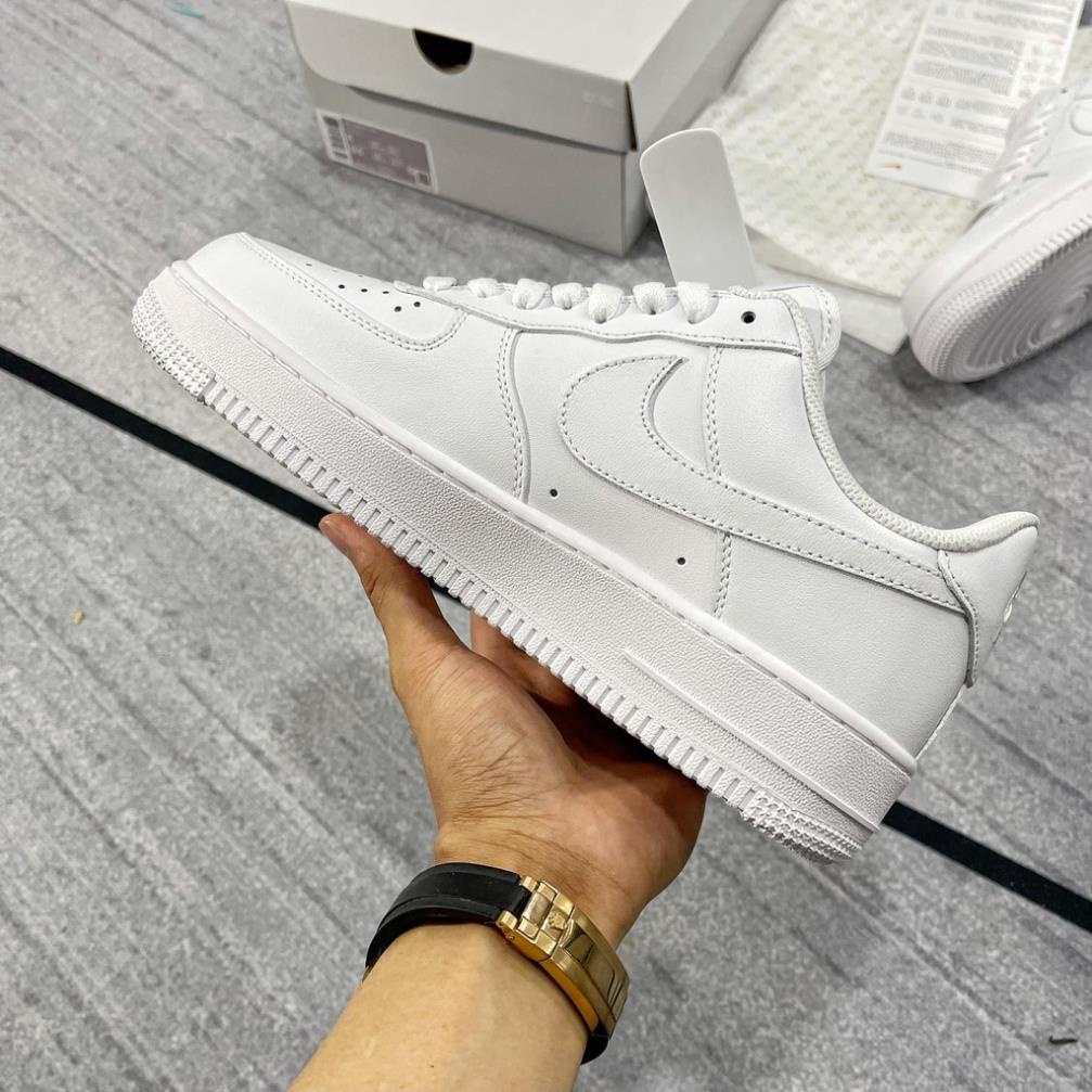 Giày 𝗔𝗙𝟭 𝗡𝗜𝗞𝗘_Trắng Nam Nữ, Giày 𝗡𝗜𝗞𝗘_Air Force 1 All White Full Box Bill Hàng Đẹp