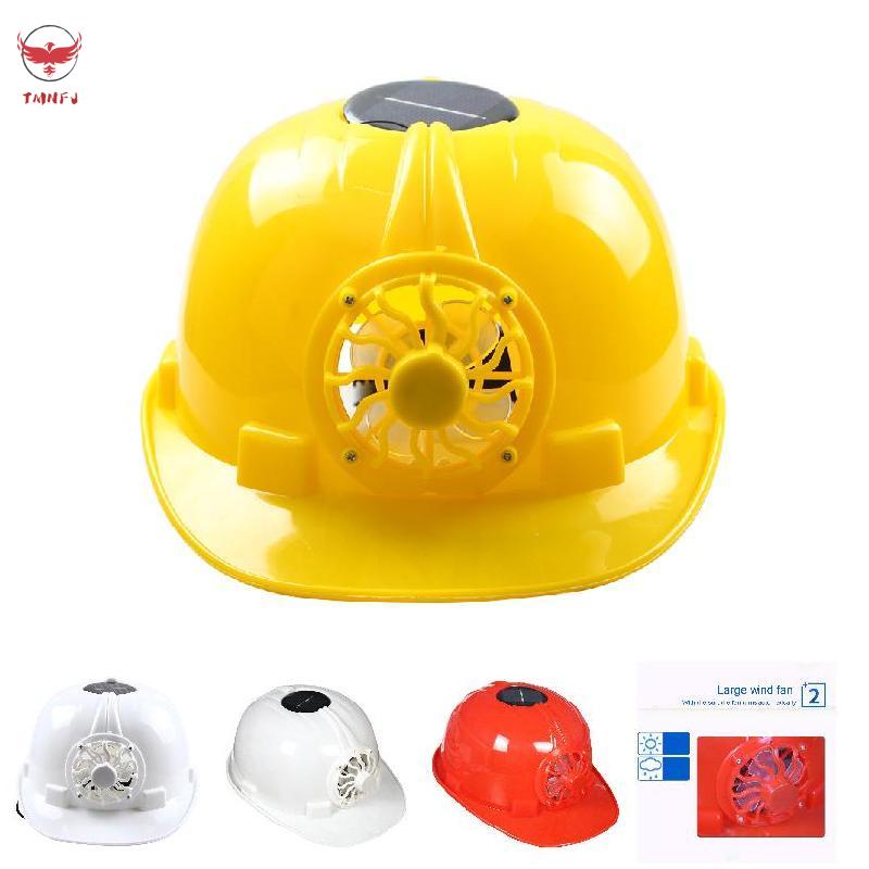 Mũ Bảo Hiểm Có Quạt Thông Hơi Cứng Dùng Năng Lượng Mặt Trời An Toàn