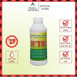 Tẩy cặn canxi trên kính,vách kính nhà tắm HT01, đánh bay ố mốc kính, cặn nước lọ 500ML Tặng mút cọ ngay khi mua sản phẩm