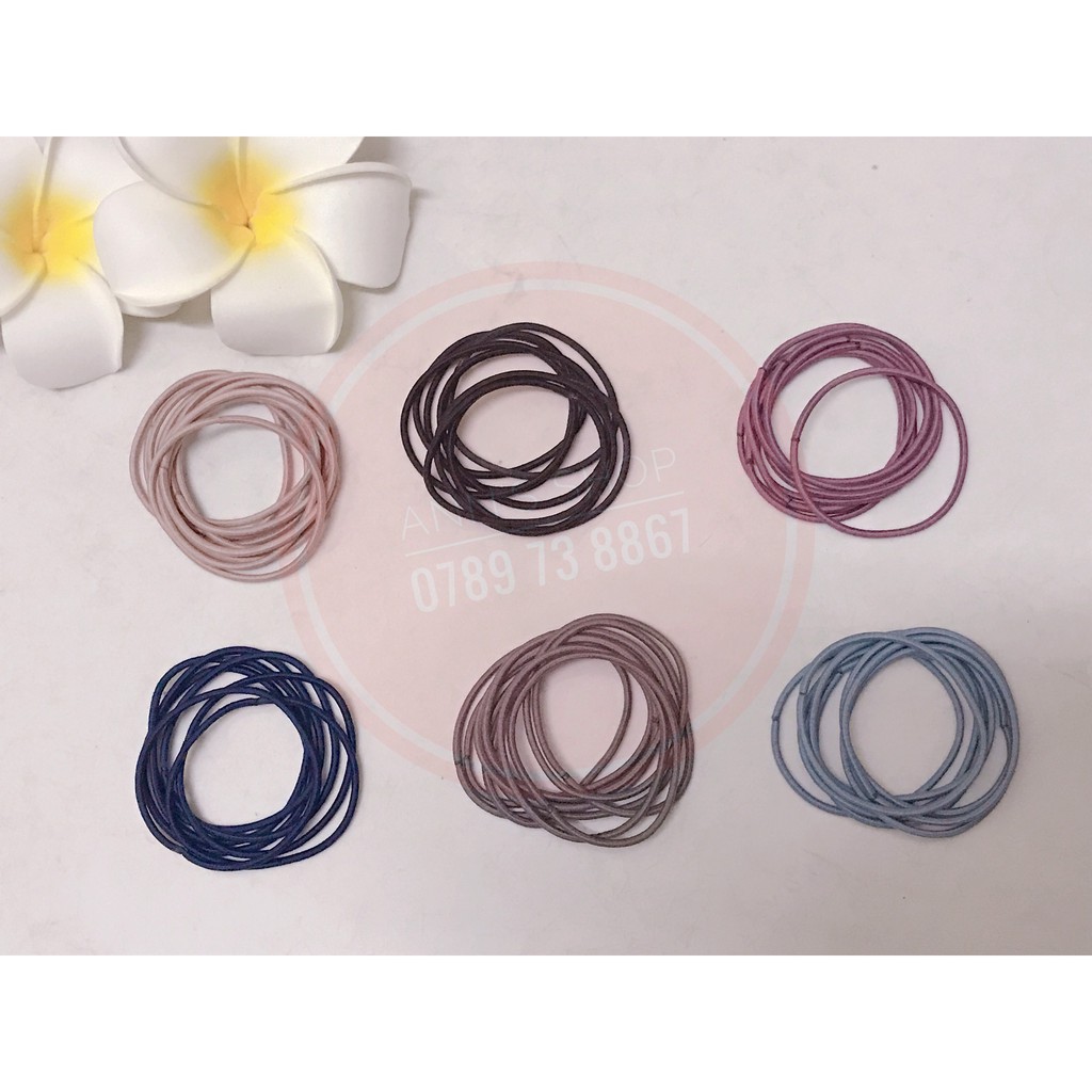 10 Dây chun cột tóc basic