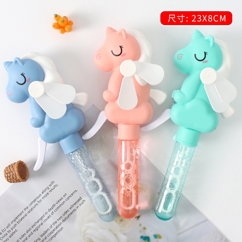 Quạt Thổi Bong Bóng mini Cầm Tay Cho Trẻ Em Chơi Mùa Hè