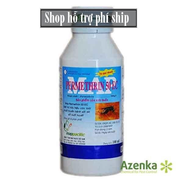 Hỗ trợ Ship- Thuốc diệt muỗi Map Permethrin 50EC - 100ml (Hockley - Anh Quốc)