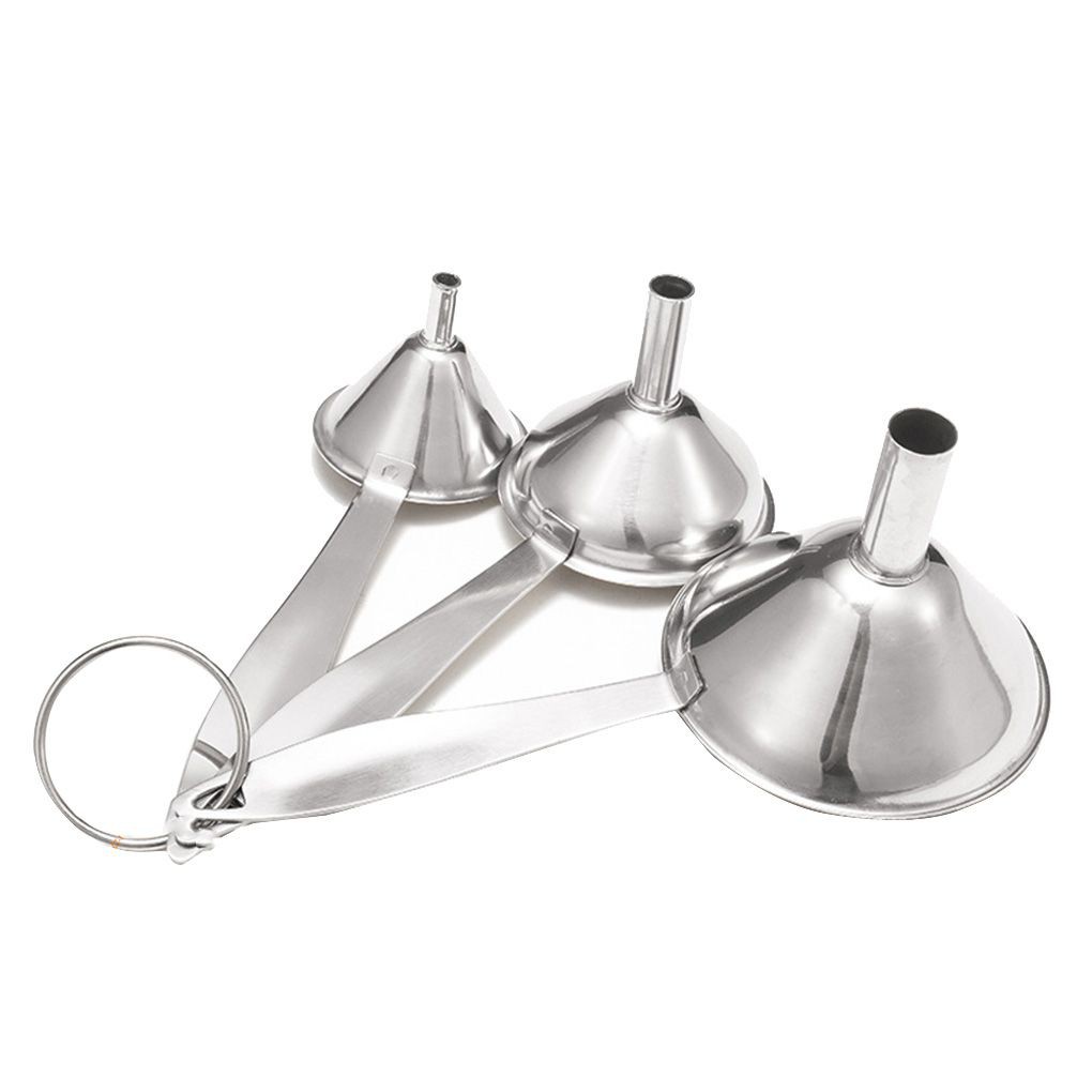 Set 3 phễu inox kích thước khác nhau tiện dụng