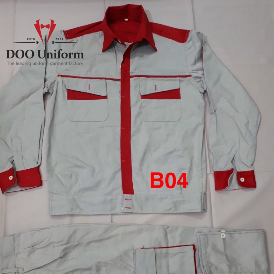 [DOO SAFETY] Đồ bảo hộ nam full size, đủ màu đủ mẫu, chất vải kaki bền