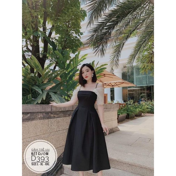 Bigsize - Đầm Trễ Vai 60-90kg