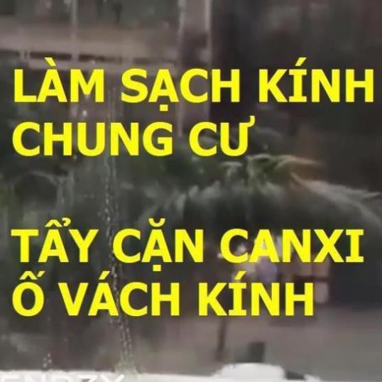 [Chinh hang] Bột tẩy rửa vách kính BKF - Tẩy cặn canxi vách tắm đứng - Vách kính chung cư - Ố vách kính