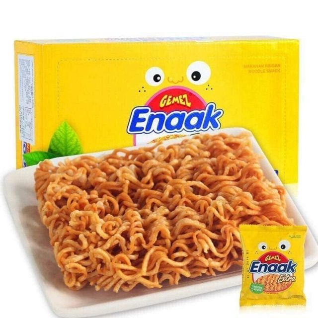 Snack mì tẩm vị ăn liền ENAAK - Indonesia, ăn vặt ngon rẻ TaNo