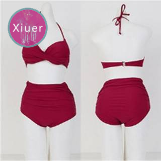 Korean style swimwear, sexy high-waist bikini, high-quality fabrics, beachwear | BigBuy360 - bigbuy360.vn