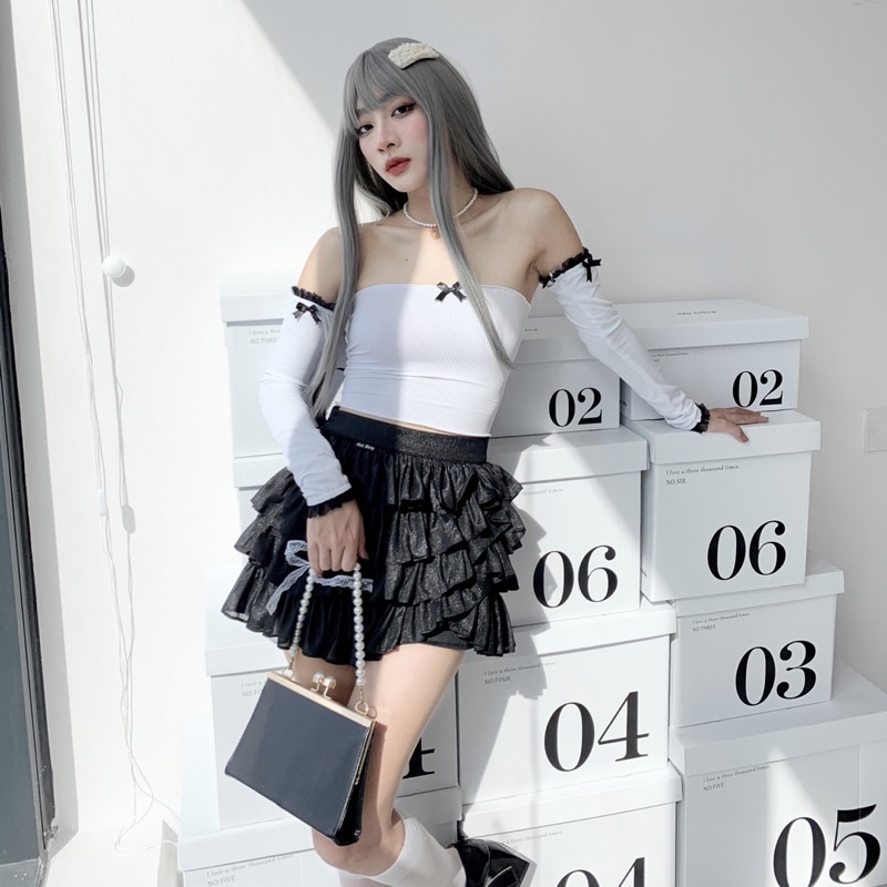 GILL BABY | Chân váy tầng xoè tiểu thư đi chơi hẹn hò