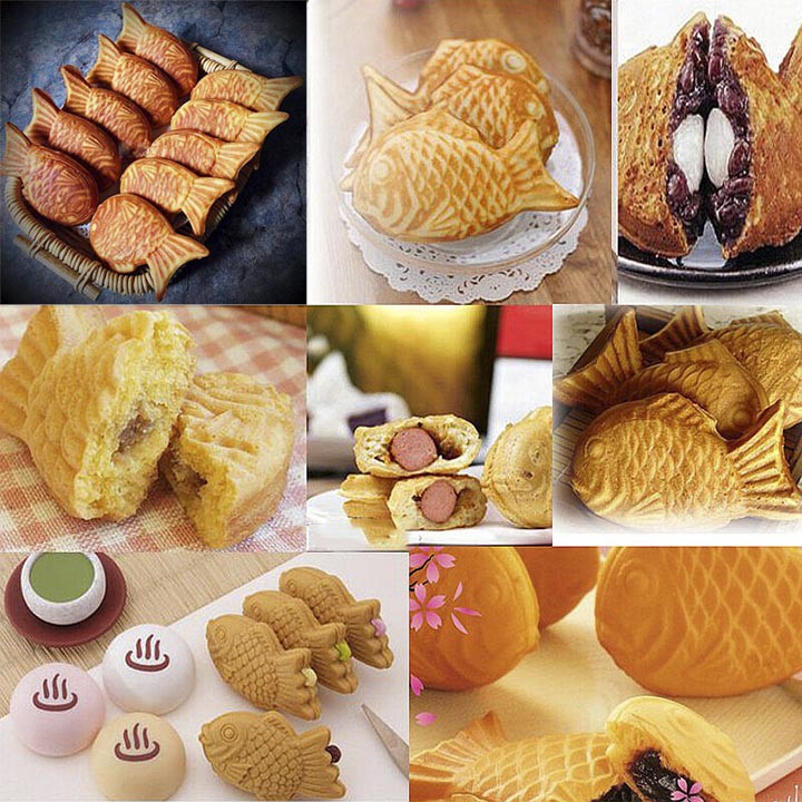 Khuôn Làm Bánh Cá Nướng Taiyaki Nhật Bản Chống Dính Cao Cấp Dragon Size Lớn