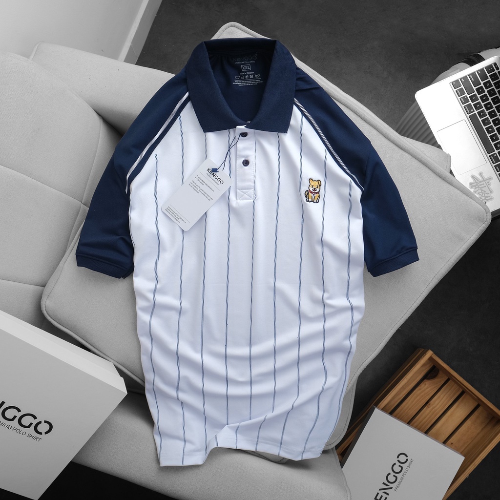 Áo thun Polo nam cổ bẻ HACHIKO vải cá sấu Cotton xuất xịn, chuẩn form, sang trọng-lịch lãm - KENGGO