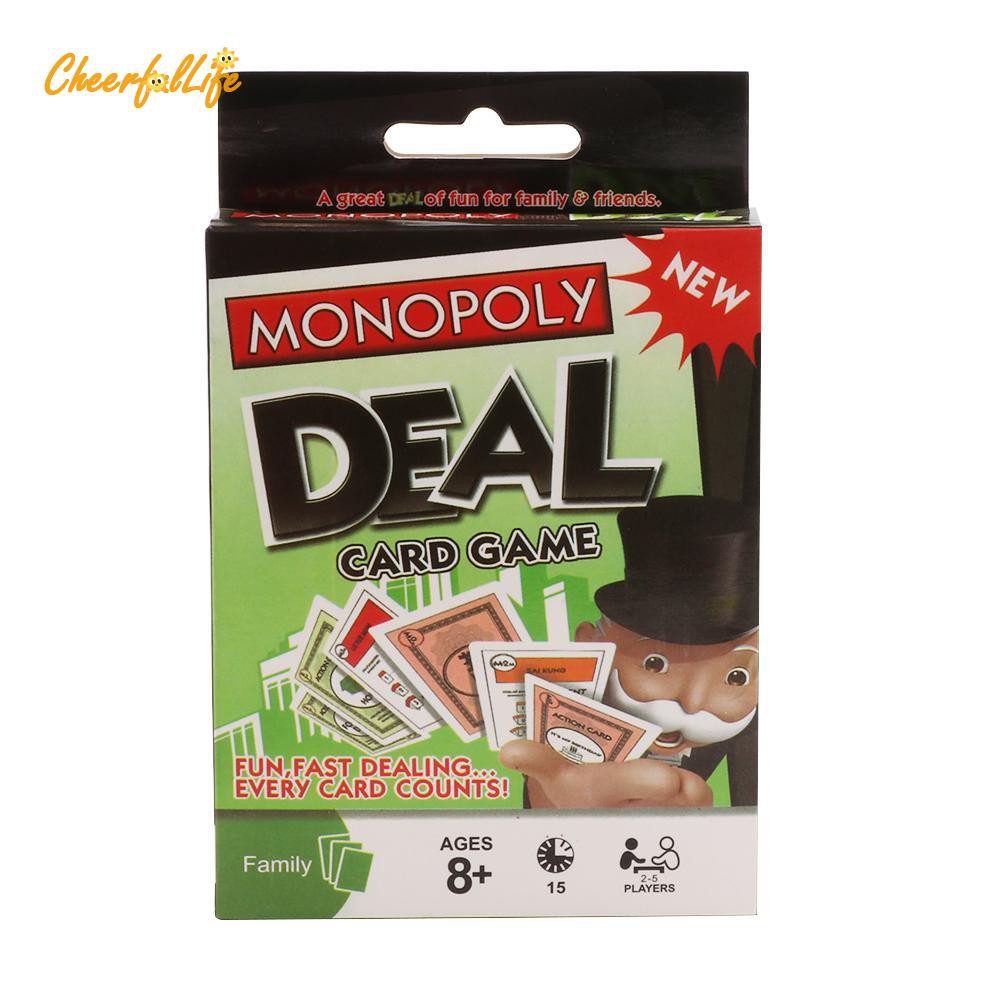 1 Hộp Thẻ Bài Monopoly Deal Vui Nhộn Cho Người Lớn