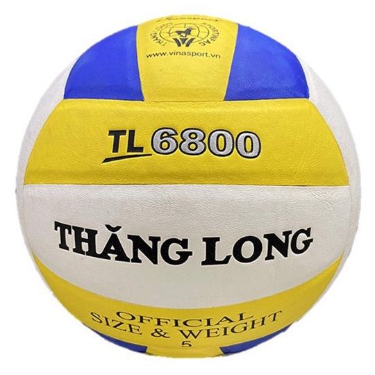 BÓNG CHUYỀN THĂNG LONG PU6800, quả bóng chuyền tập luyện, bóng chuyền thi đấu, tặng kim lưới