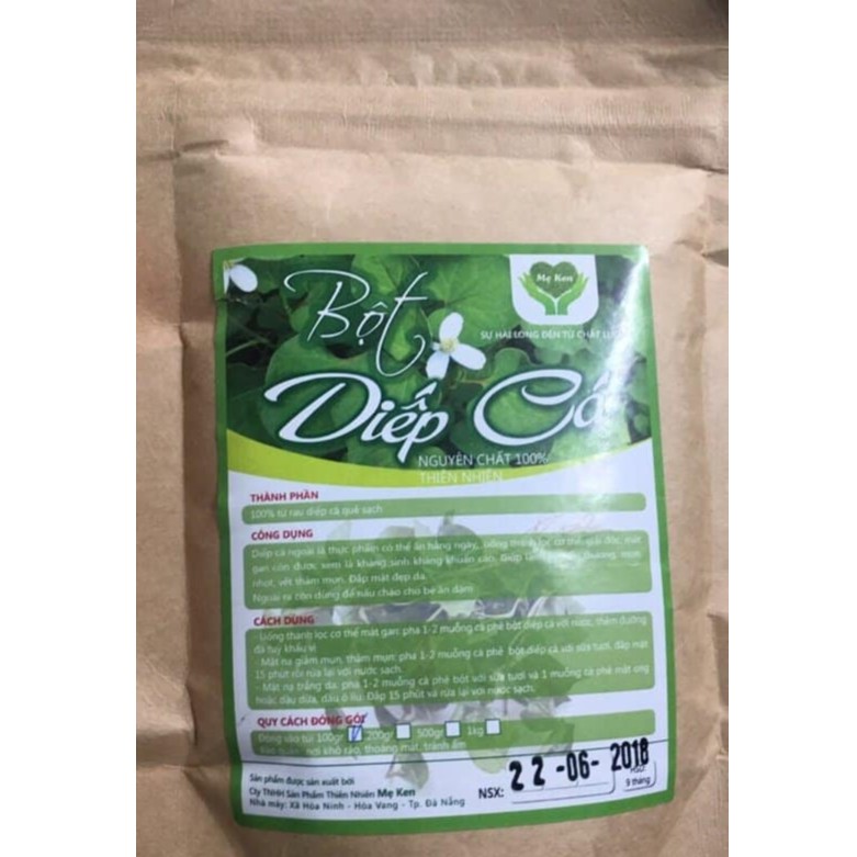 BỘT DIẾP CÁ QUÊ TƯƠI SẠCH NGUYÊN CHẤT MẸ KEN