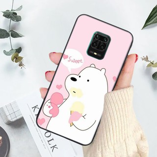Ốp lưng redmi note 9 - redmi note 9 pro - redmi note 9s in hình gấu bae