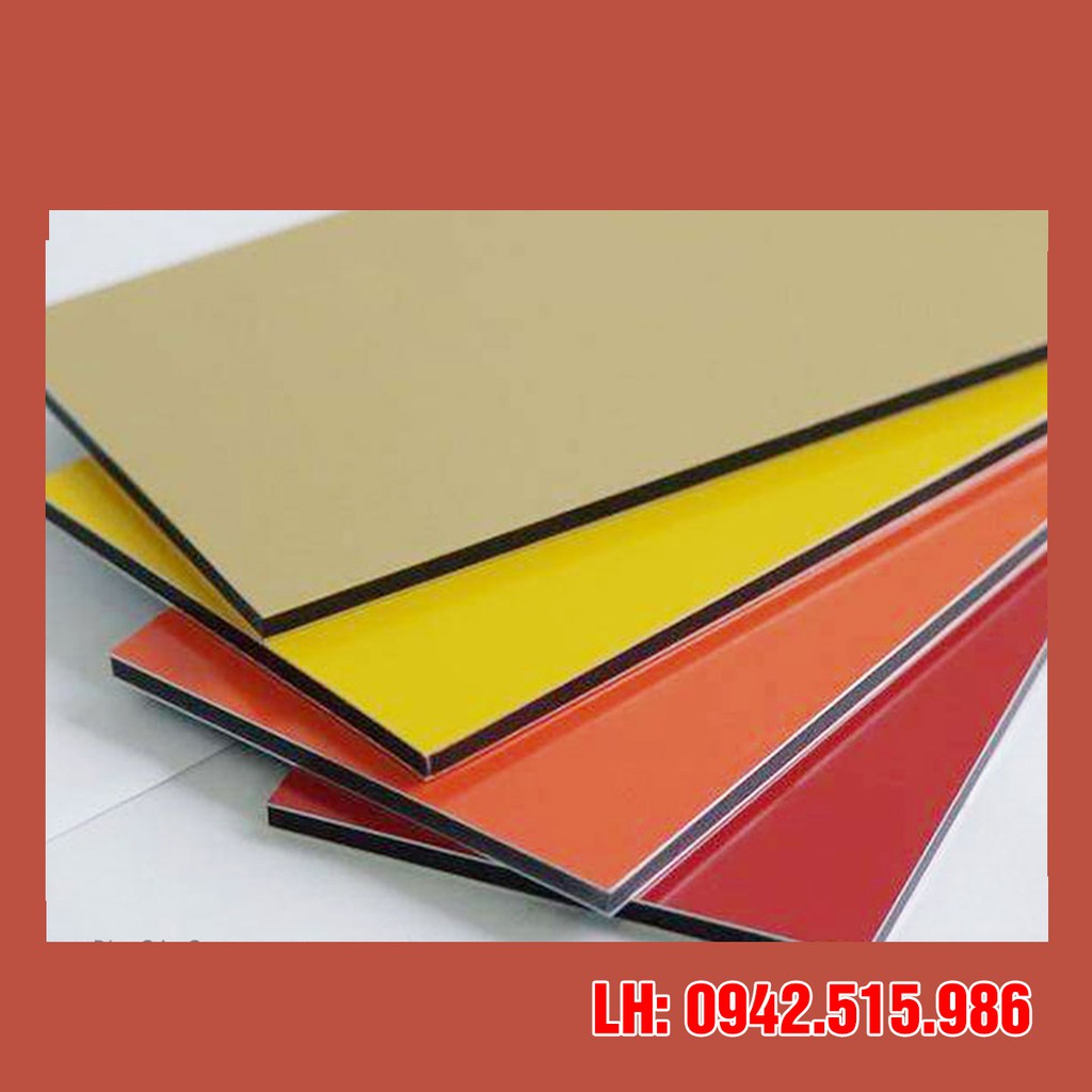 Tấm alu dày 3mm khổ vuông 20x20, 30x30, 40x40, 60x60cm