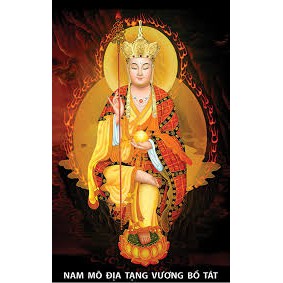 Tranh đính đá toàn bộ bức phật địa tạng vương bồ tát