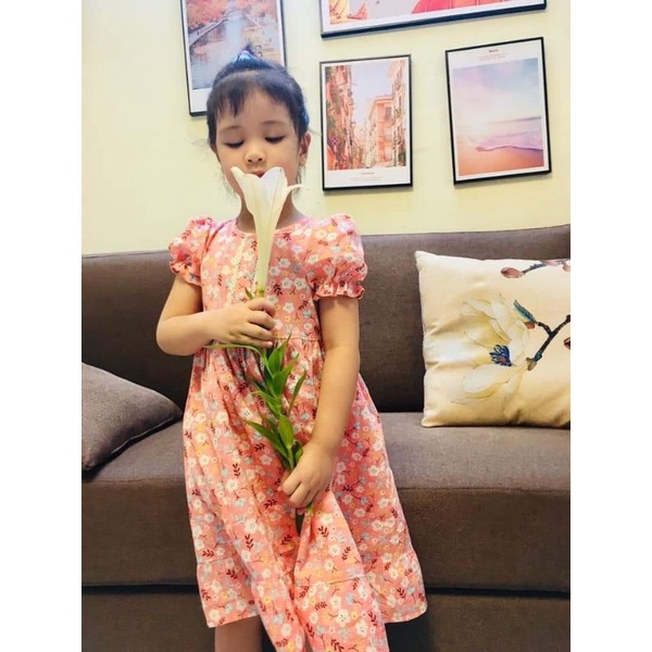 (13-21kg) Váy đầm hoa nhí Đô Đô kids cực xinh cho bé yêu