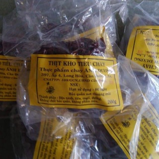 ( Thực Phẩm Chay) Thịt kho Tiêu Thuần Chay gói 200 gr