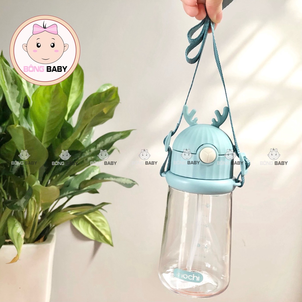 Bình nước Goky Rudy 450ml chính hãng Inochi cho bé - Bình đựng nước cao cấp đạt tiêu chuẩn xuất Nhật an toàn, độ bền cao