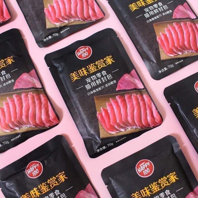 Pate Wanpy Happy 100 Phiên Bản Màu Đen Cao Cấp Chất Lượng - Gói 70g