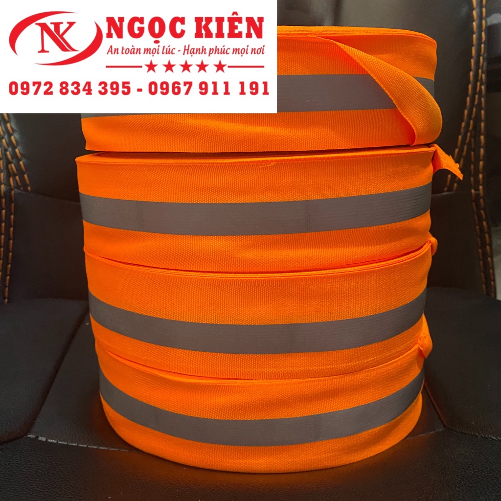 Dây phản quang vải 5cm dài 100 mét