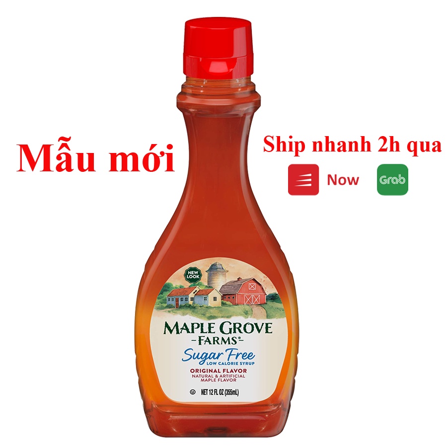 Syrup lá phong không đường Maple grove farms  với Splenda, cho người tiểu đường