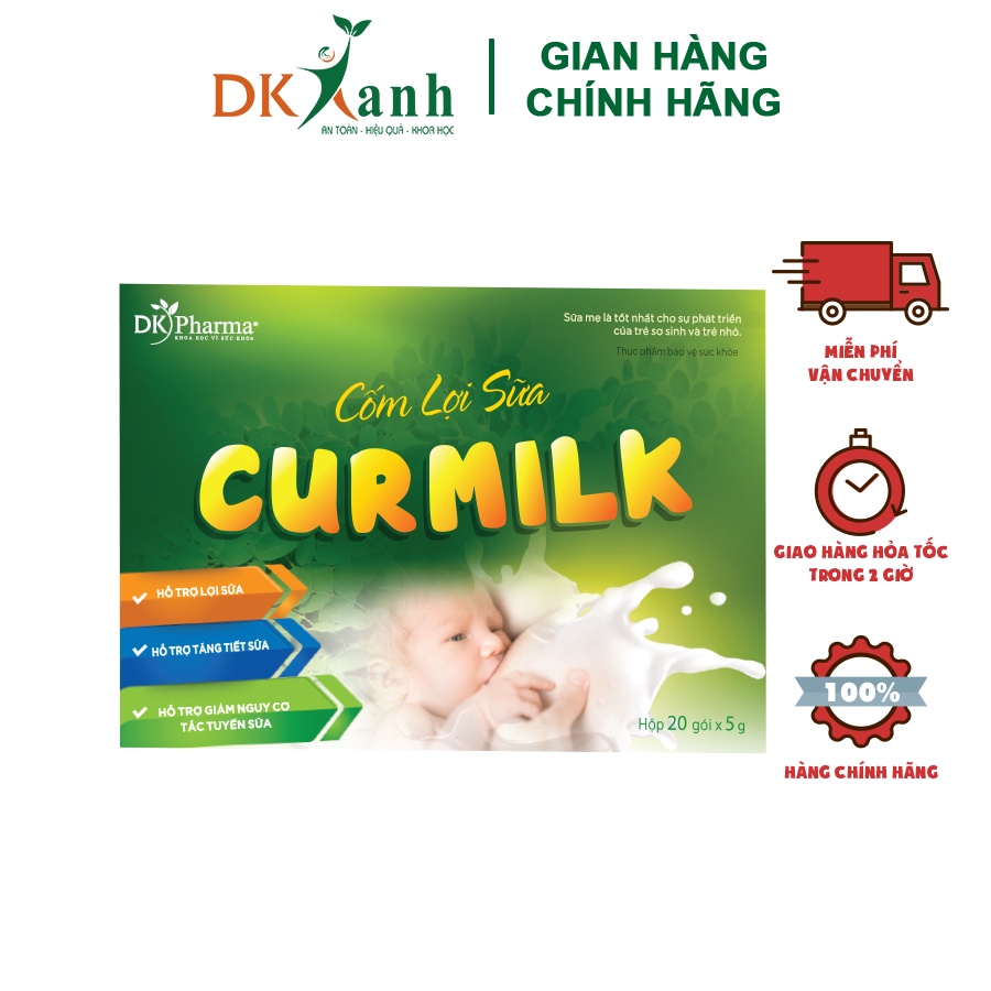 Combo 2 hộp Cốm lợi sữa Curmilk - DK Pharma