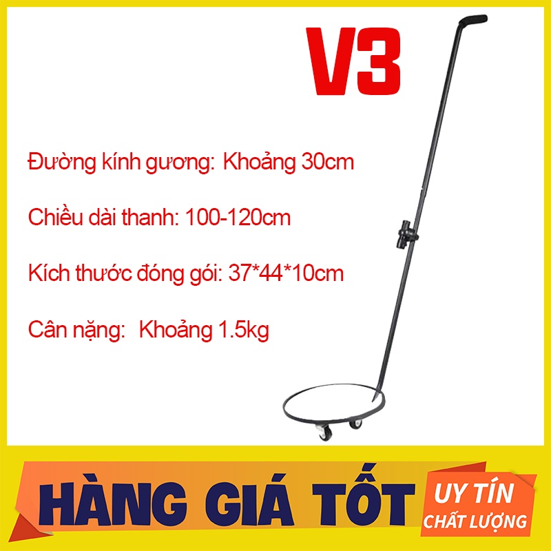 Gương Cầu Tròn Dò Tìm Vật Lạ Dưới Gầm Xe V3