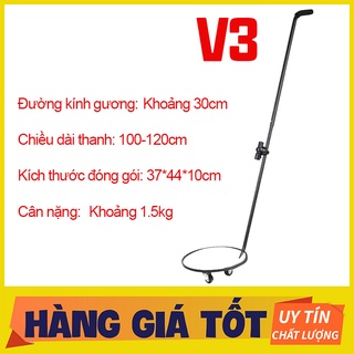 Gương cầu tròn dò tìm vật lạ dưới gầm xe v3