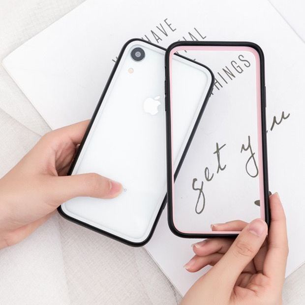 Ốp Điện Thoại Cao Su Mềm Bo Viền Chống Sốc Màu Trong Suốt Cho Iphone 12Promax 11 Xs XR 8plus 7