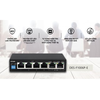 Switch D-LINK DES-F1006P
