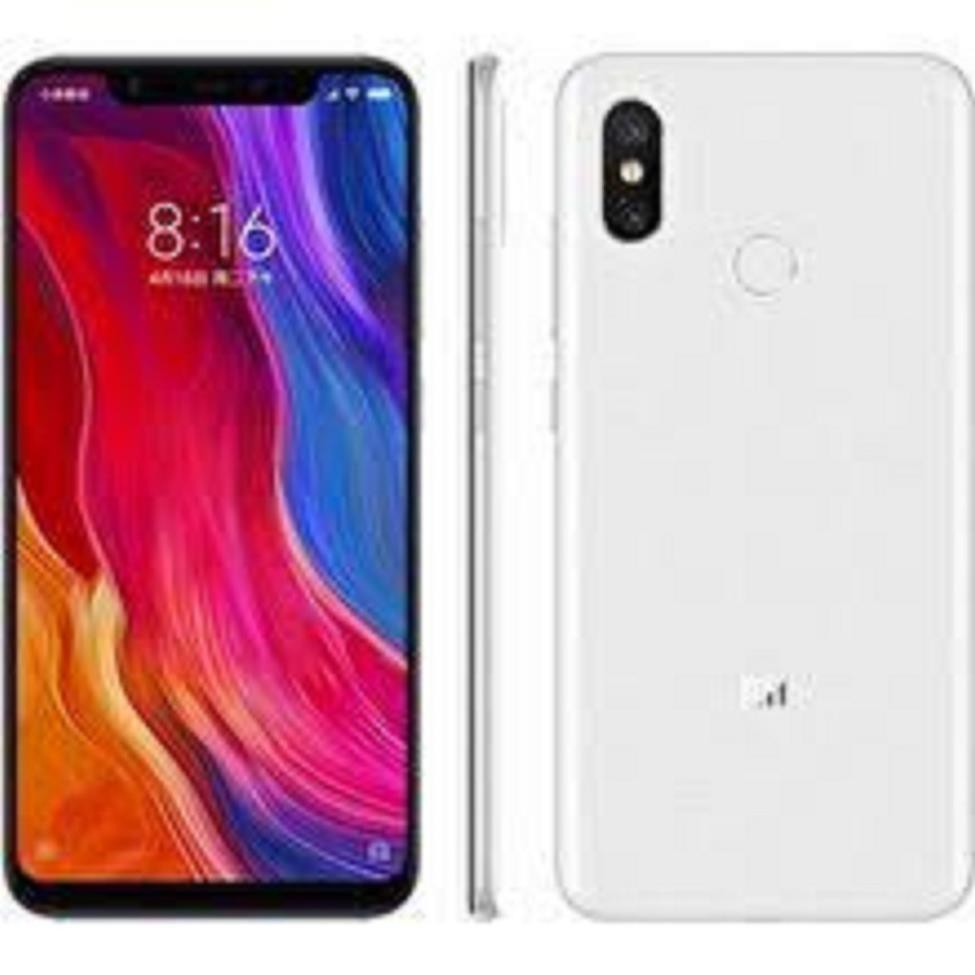 Điện thoại Xiaomi Mi 8 ram 6G bộ nhớ 128G 2sim, có Tiếng Việt, Chiến Game PUBG/Liên Quân mượt