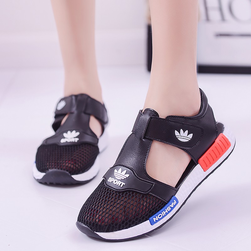 Korean Summer Baotou Sandals Soft Sole Soft Sole Children's Mesh Shoes